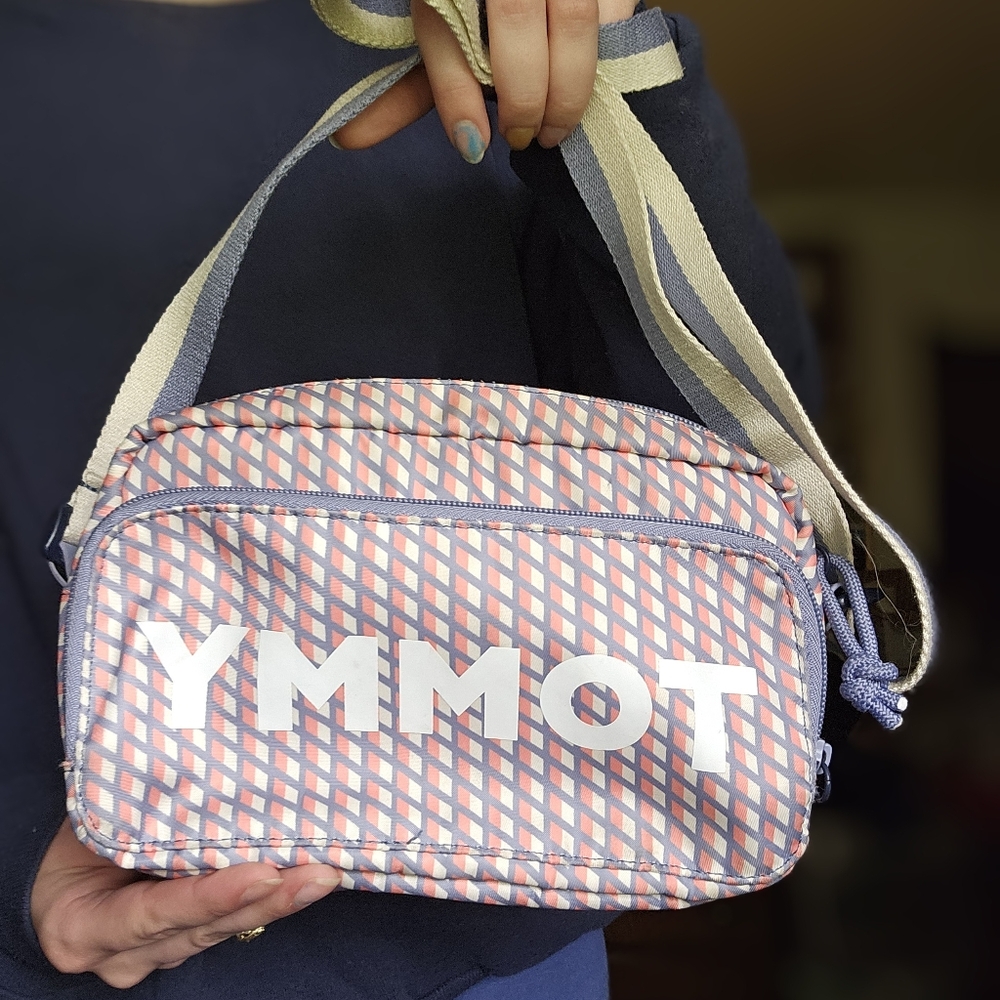 Tommy Hilfiger Periwinkle Crossbody Bag with Geometric Design